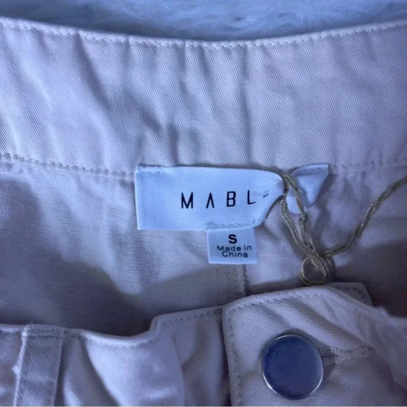 Mable x Tuckernuck Women's Khaki Cargo Wide Leg Pants Size Small - Picture 4 of 7